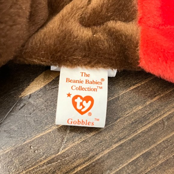 Ty Beanie Baby “Gobbles” the Thanksgiving Turkey! (5.5 inch) ***Rare*** - Picture 6 of 8